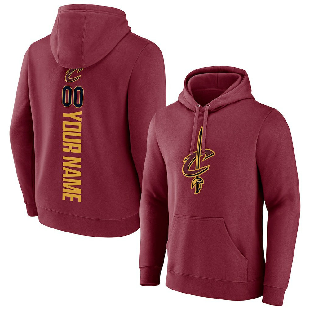 Cleveland Cavaliers Playmaker Personalized Name & Number Pullover Hoodie sale Outlet