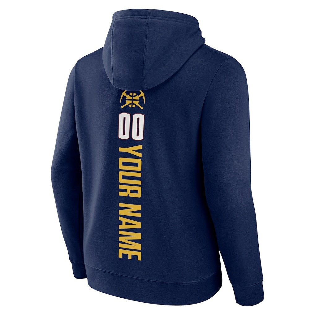Denver Nuggets Playmaker Personalized Name & Number Pullover Hoodie sale On Sale