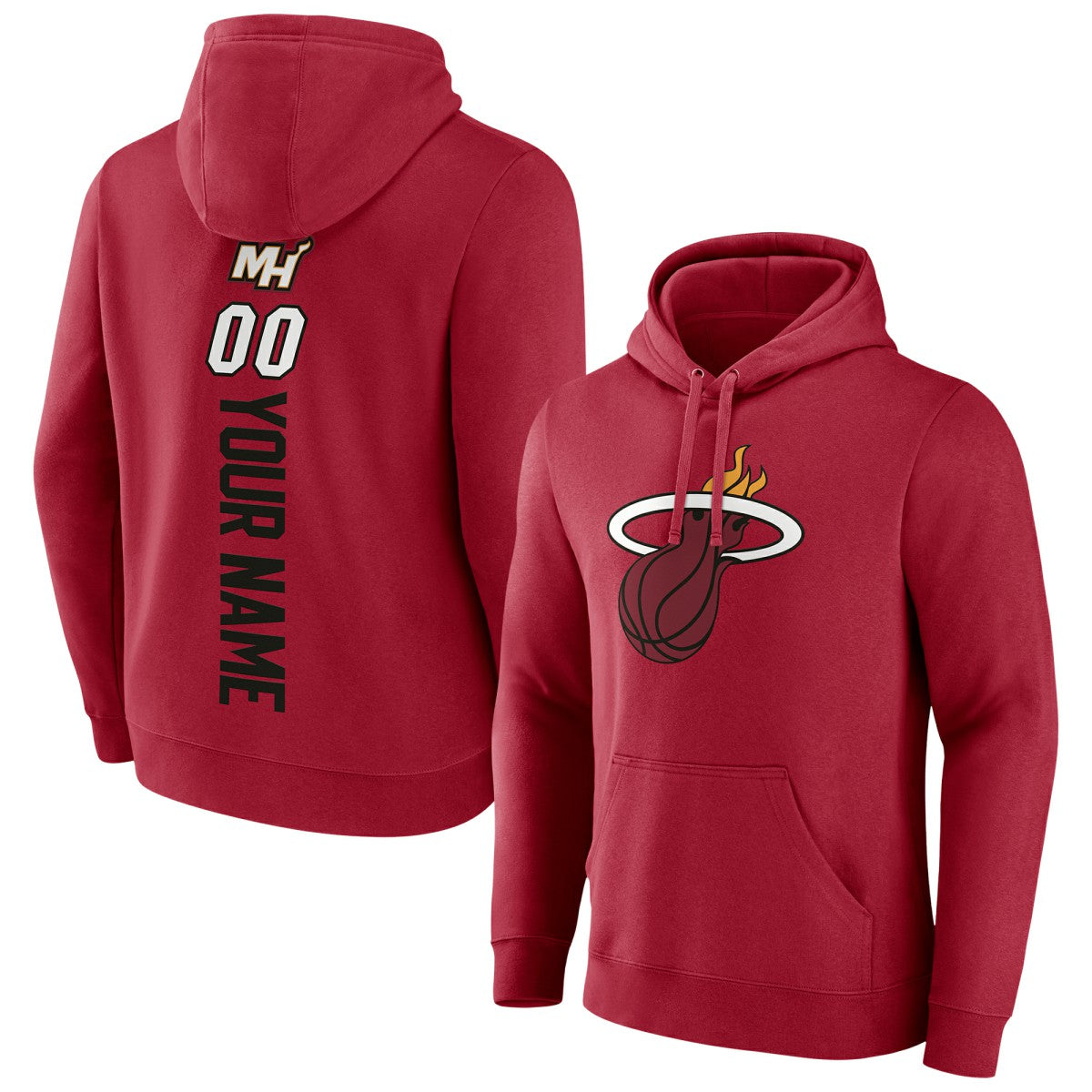 Miami Heat Playmaker Personalized Name & Number Pullover Hoodie Discount