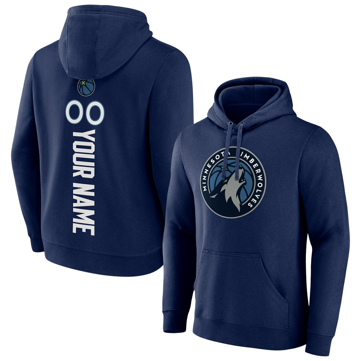 Minnesota Timberwolves Playmaker Personalized Name & Number Pullover Hoodie Discount