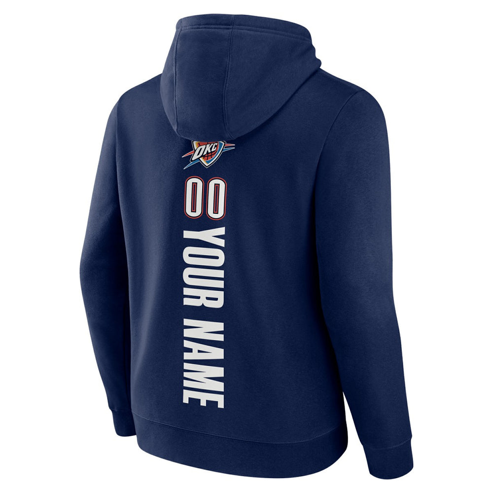 Oklahoma City Thunder Playmaker Personalized Name & Number Pullover Hoodie Discount