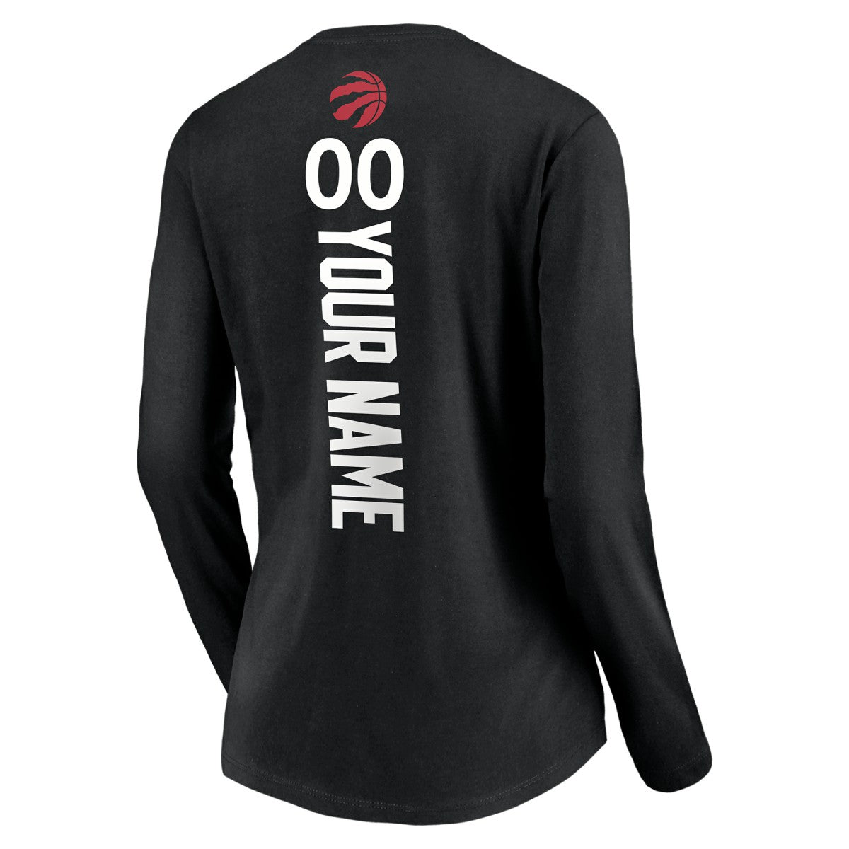Toronto Raptors Women's Playmaker Personalized Name & Number Long Sleeve V-Neck T-Shirt Online