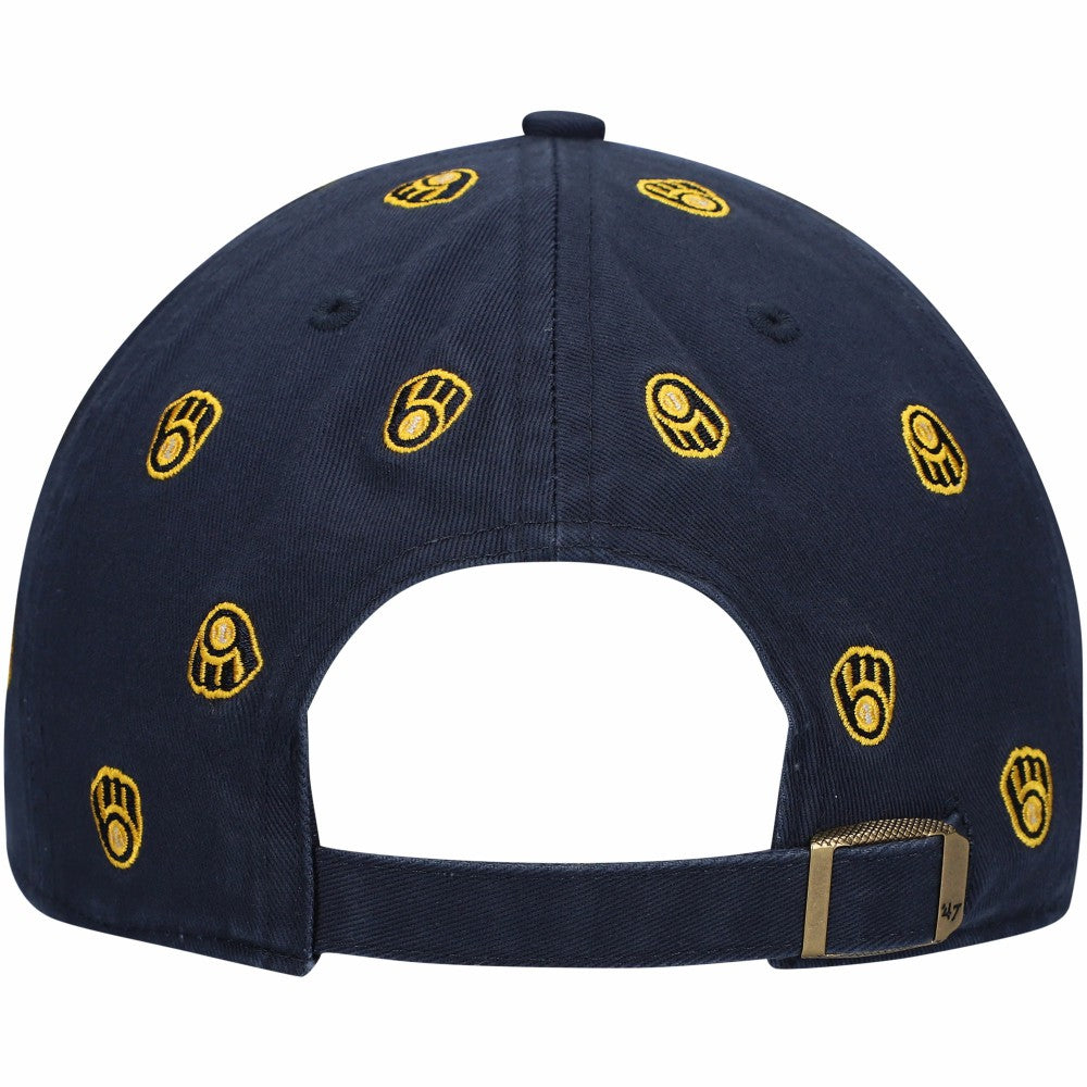 Milwaukee Brewers '47 Women's Confetti Clean Up Adjustable Hat | MLB Outlet