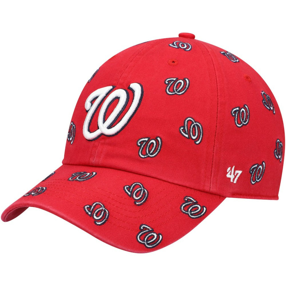 Washington Nationals '47 Women's Confetti Clean Up Adjustable Hat | MLB US