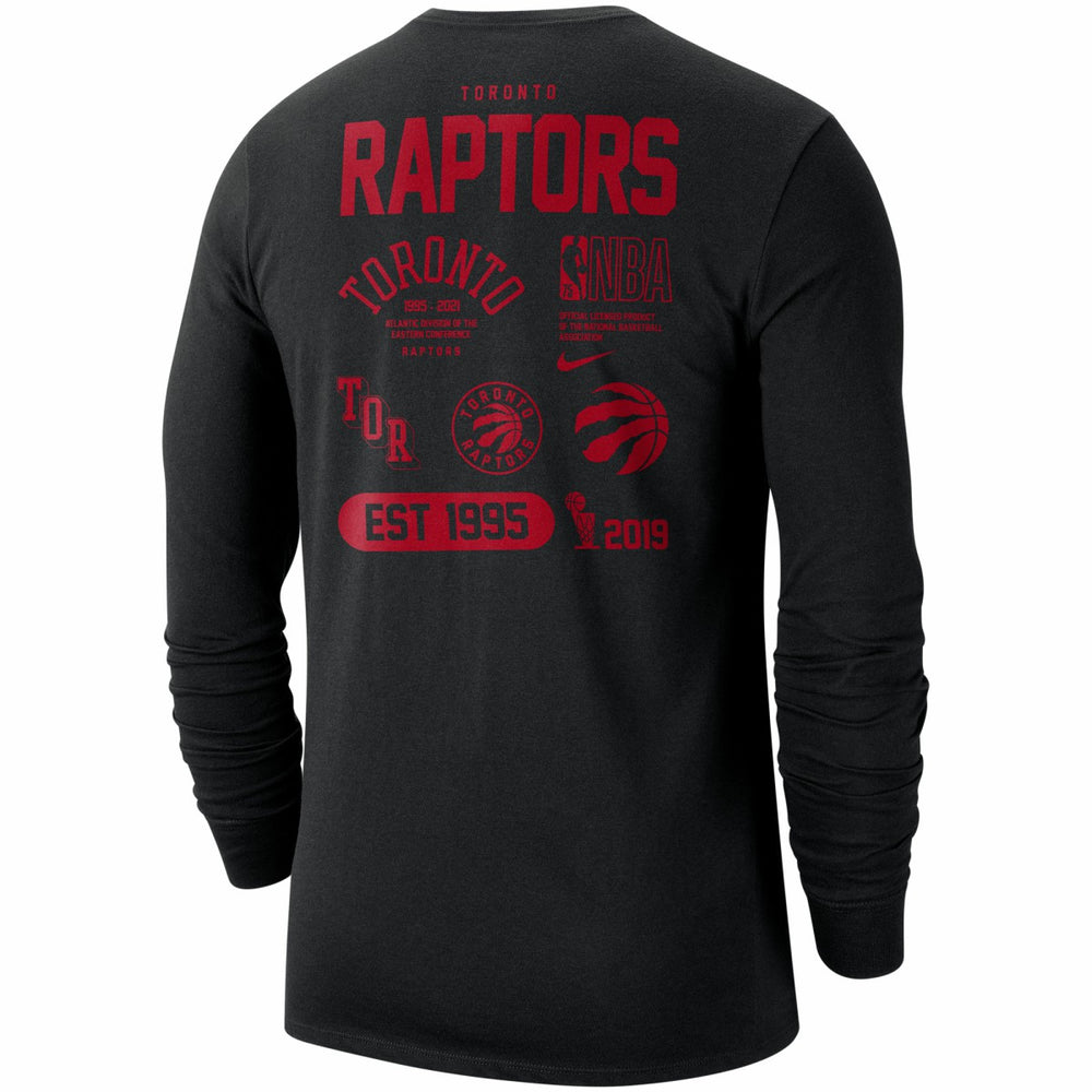 Toronto Raptors 75th Anniversary Courtside Element Long Sleeve T-Shirt Online