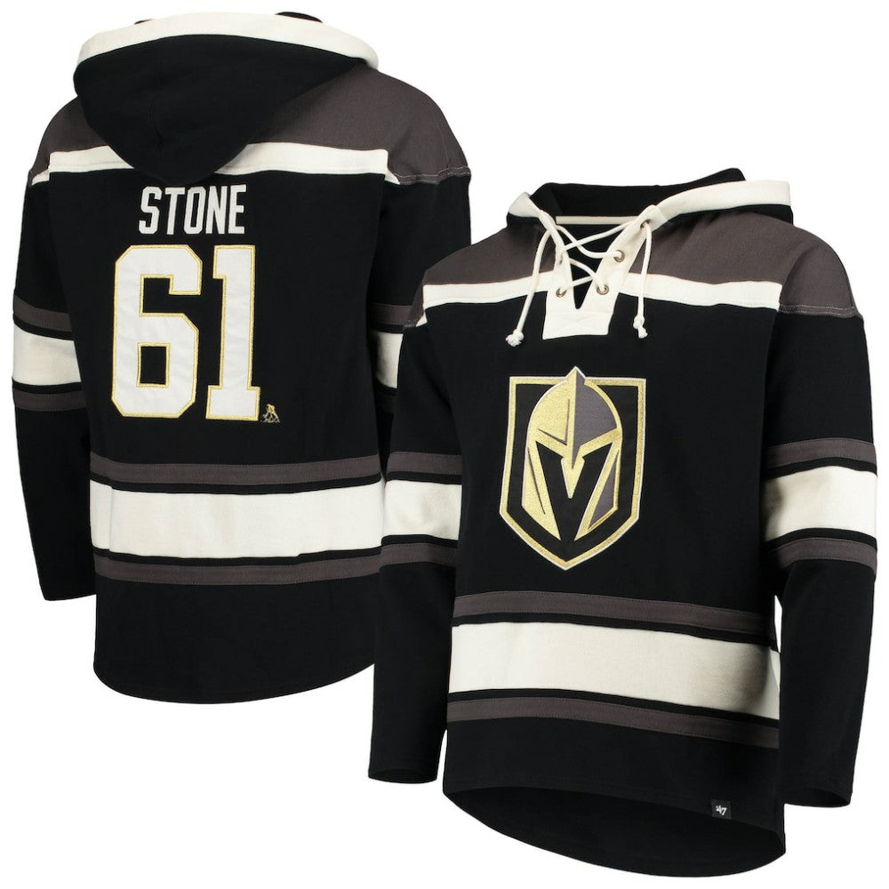 Mark Stone Vegas Golden Knights '47 Player Name & Number Lacer Pullover Hoodie Outlet