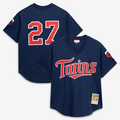 David Ortiz Minnesota Twins Mitchell & Ness 2002 Cooperstown Collection Mesh Batting Practice Jersey | MLB Discount