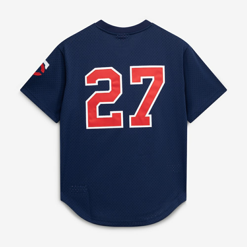 David Ortiz Minnesota Twins Mitchell & Ness 2002 Cooperstown Collection Mesh Batting Practice Jersey | MLB Discount