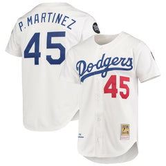 Pedro Martinez Los Angeles Dodgers Mitchell & Ness 1993 Cooperstown Collection Home Authentic Jersey | MLB Online