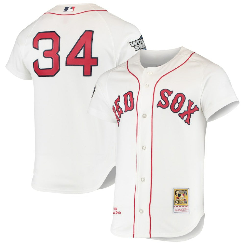 David Ortiz Boston Red Sox Mitchell & Ness 2004 Cooperstown Collection Home Authentic Jersey | MLB New