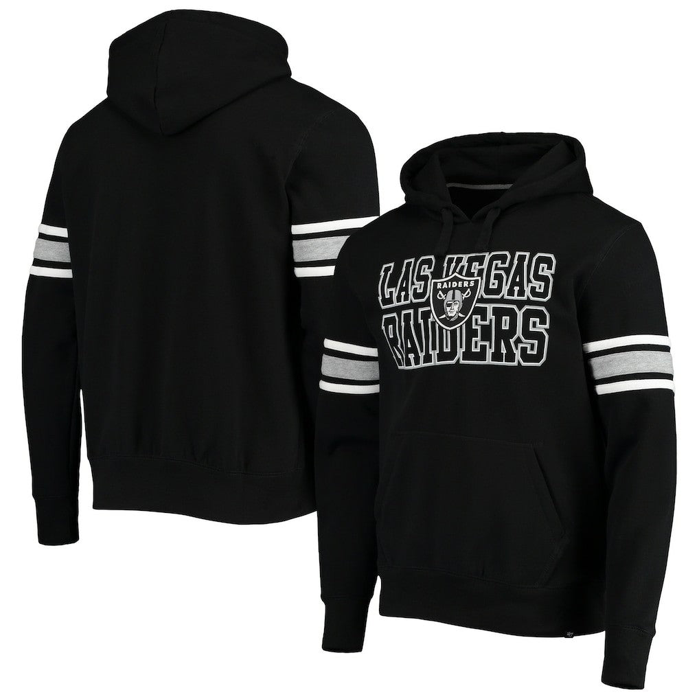 Las Vegas Raiders 47 brand '47 Double Block Pullover Hoodie