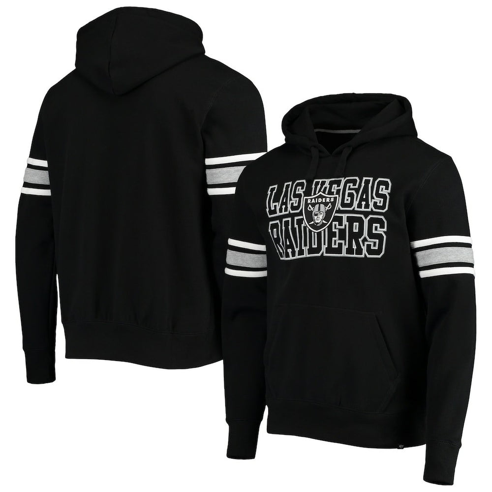 Las Vegas Raiders 47 brand '47 Double Block Pullover Hoodie