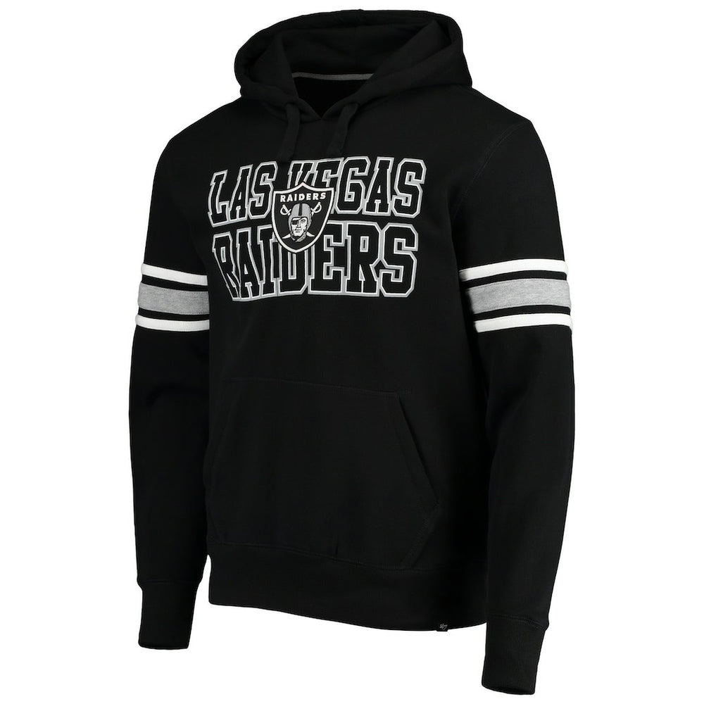 Las Vegas Raiders 47 brand '47 Double Block Pullover Hoodie