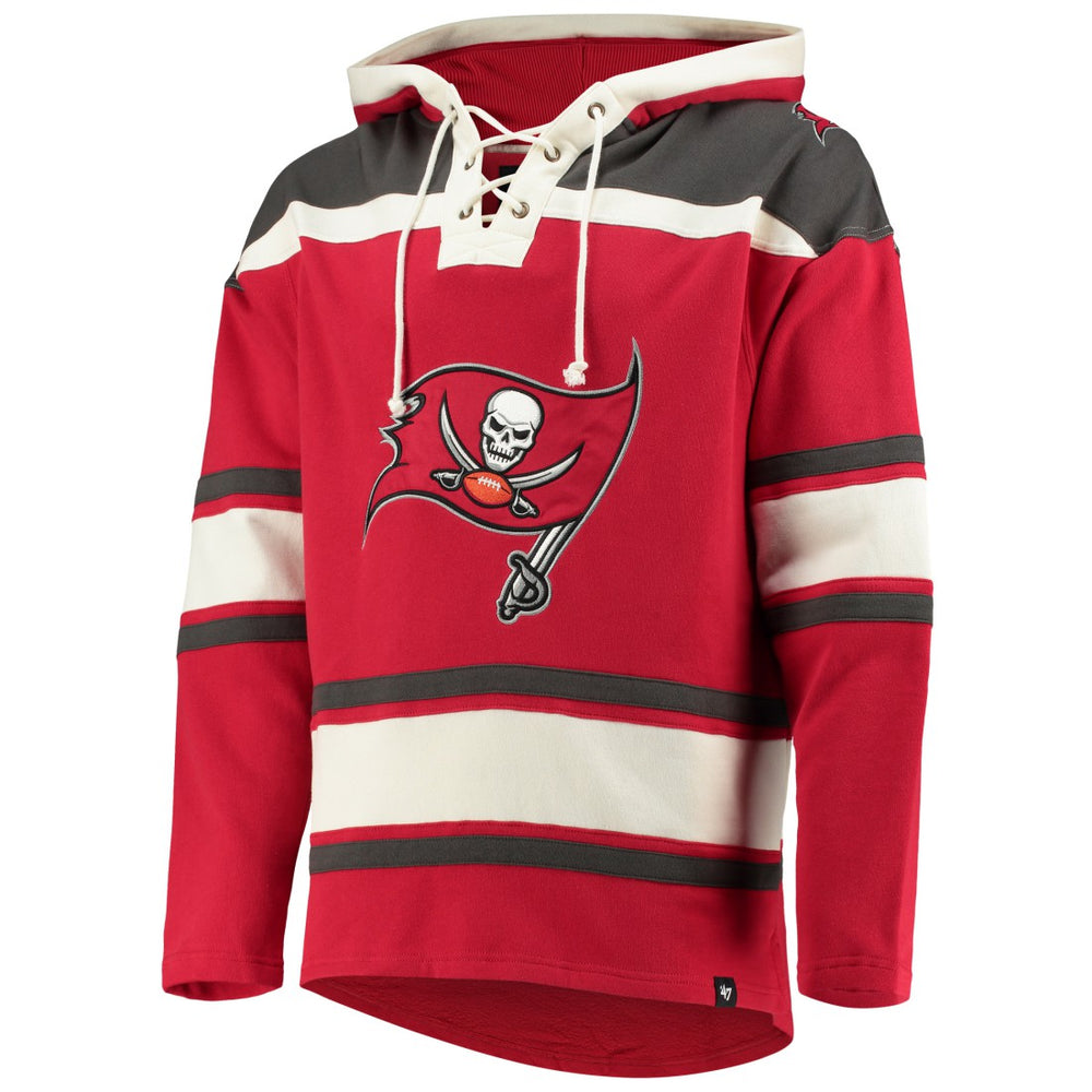 Tampa Bay Buccaneers 47 brand '47 Lacer V-Neck Pullover Hoodie