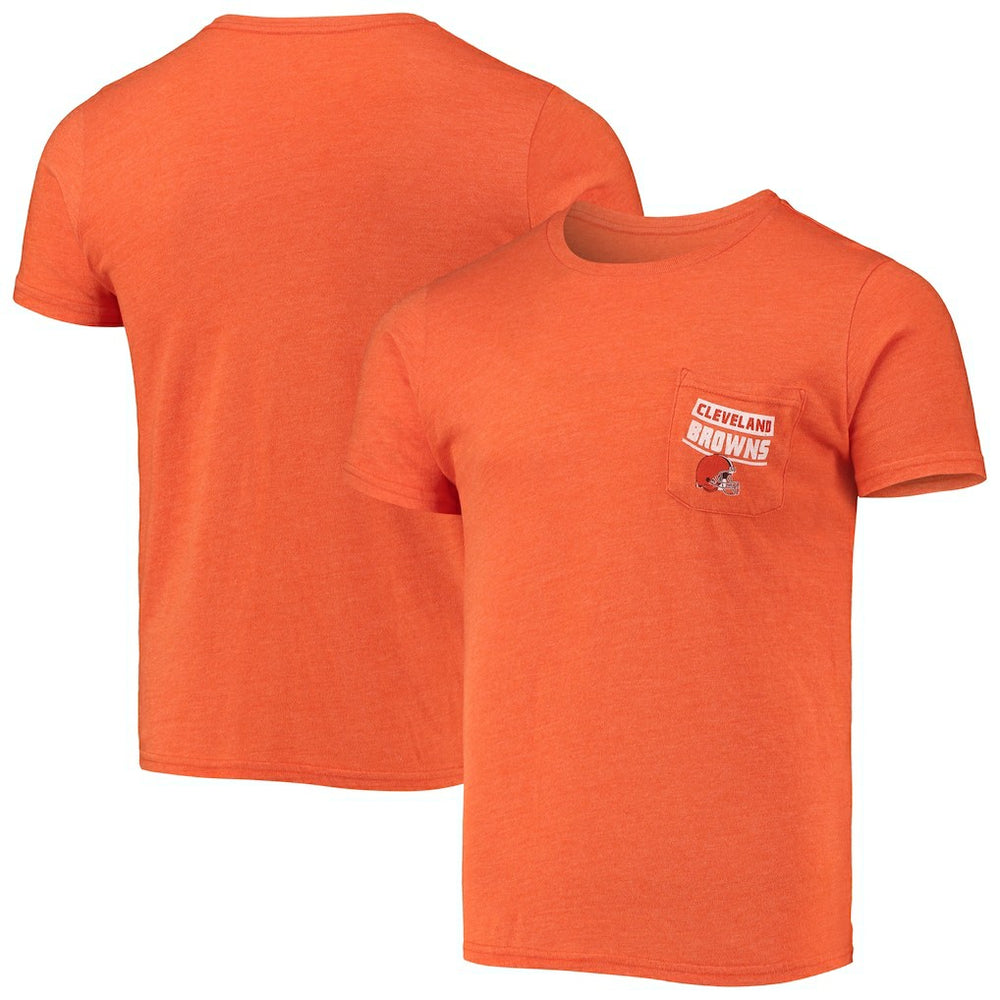 Cleveland Browns Fanatics Field Goal Pocket Tri-Blend T-Shirt