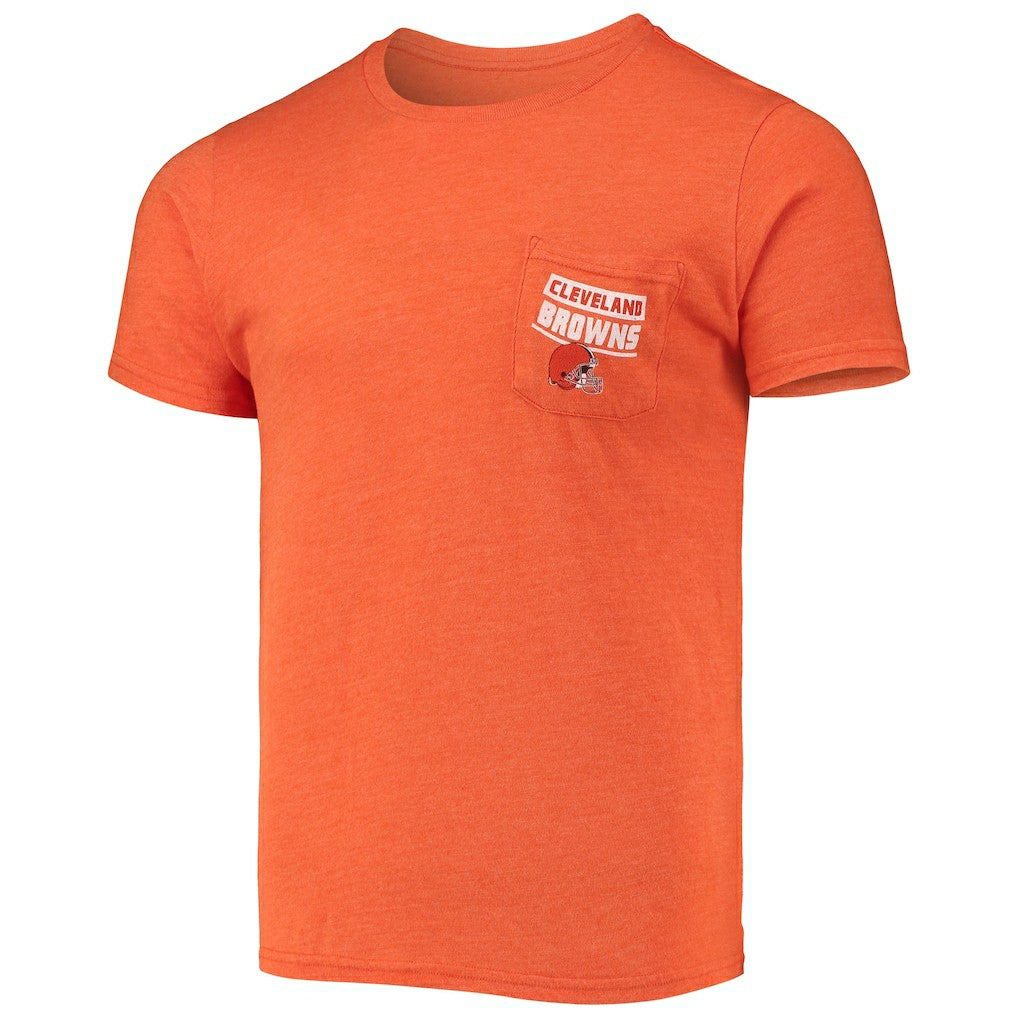 Cleveland Browns Fanatics Field Goal Pocket Tri-Blend T-Shirt