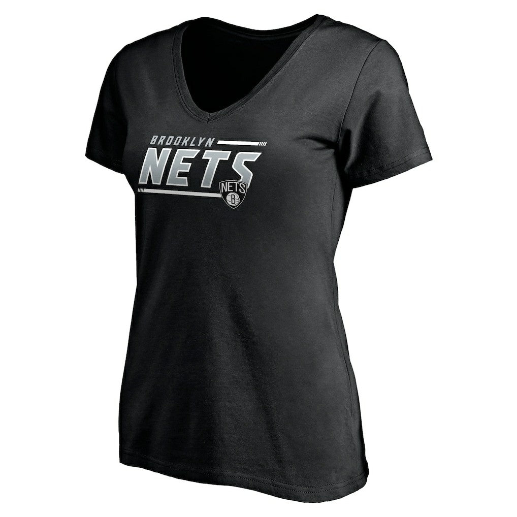 Brooklyn Nets Women's Mascot In Bounds V-Neck T-Shirt On Sale
