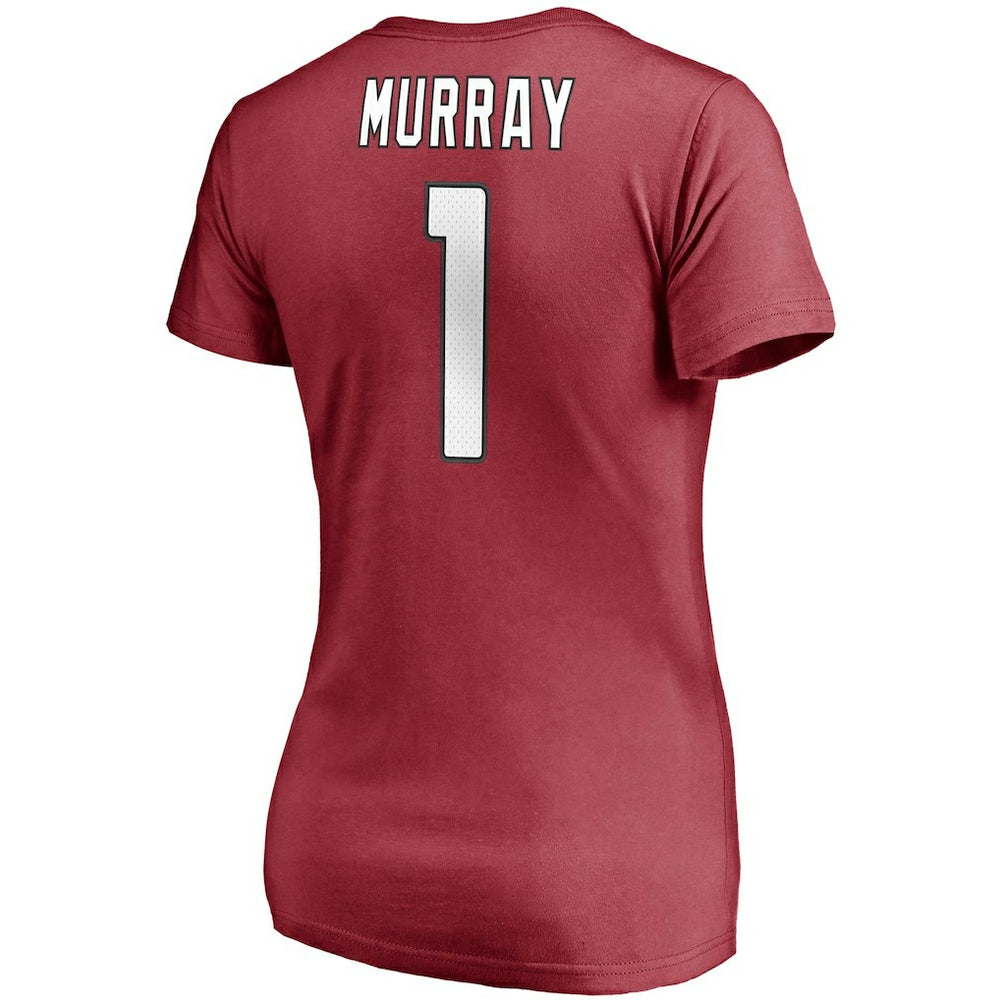 Arizona Cardinals Fanatics Kyler Murray  Women's Player Icon Name & Number V-Neck T-Shirt