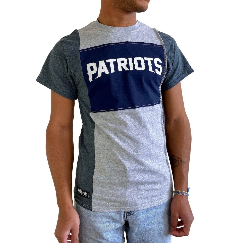 New England Patriots  Refried Apparel Sustainable Split T-Shirt