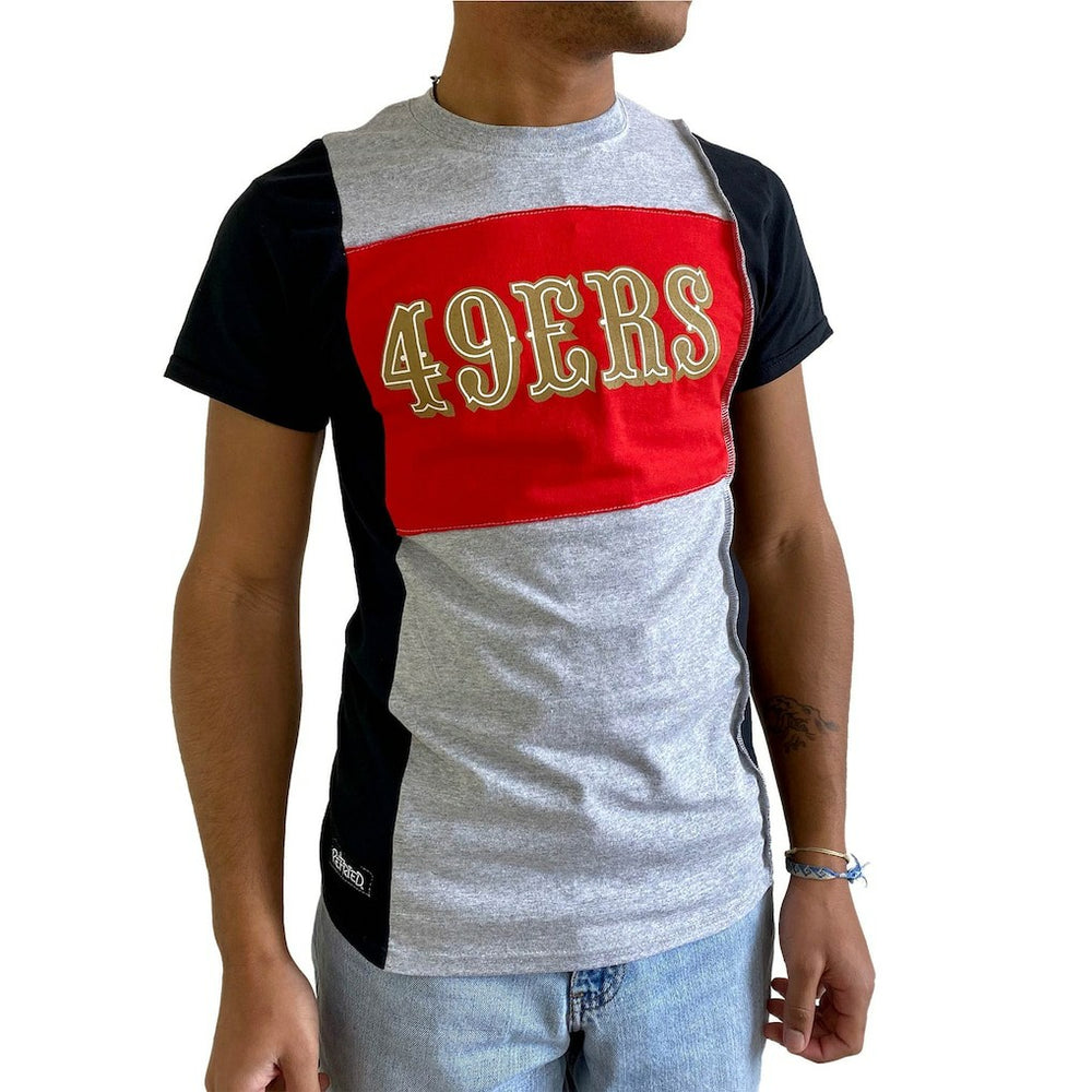 San Francisco 49ers  Refried Apparel Sustainable Split T-Shirt