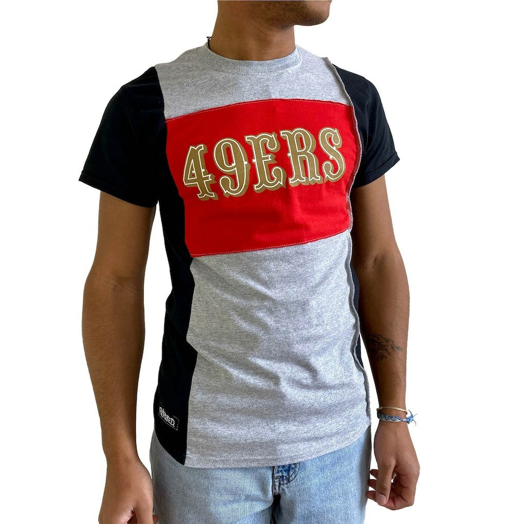 San Francisco 49ers  Refried Apparel Sustainable Split T-Shirt