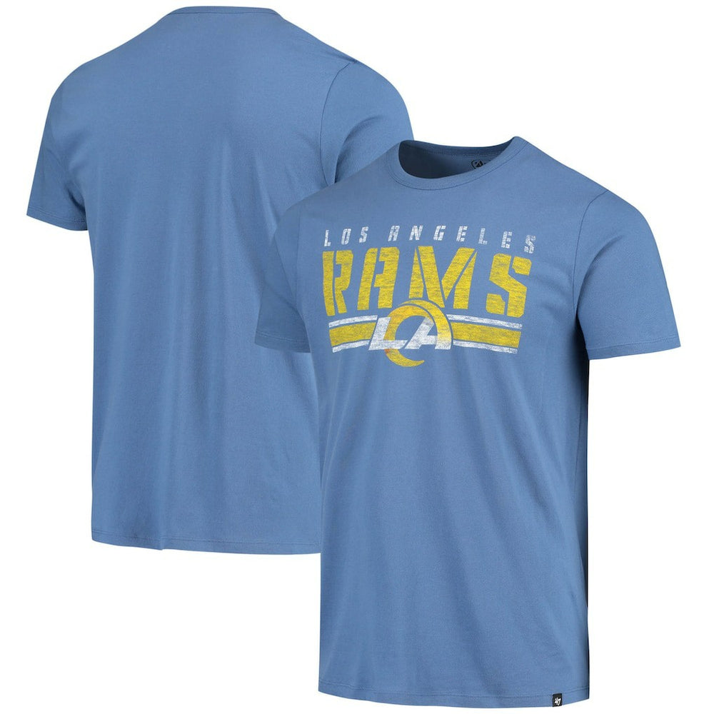 Los Angeles Rams 47 brand '47 Stripe Thru Franklin T-Shirt