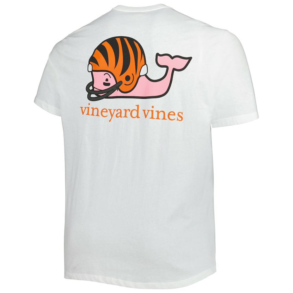 Cincinnati Bengals  Vineyard Vines Big & Tall Helmet T-Shirt
