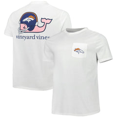 Denver Broncos  Vineyard Vines Big & Tall Helmet T-Shirt