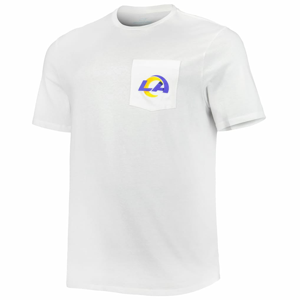 Los Angeles Rams  Vineyard Vines Big & Tall Helmet T-Shirt