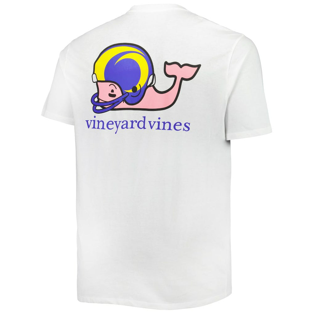 Los Angeles Rams  Vineyard Vines Big & Tall Helmet T-Shirt