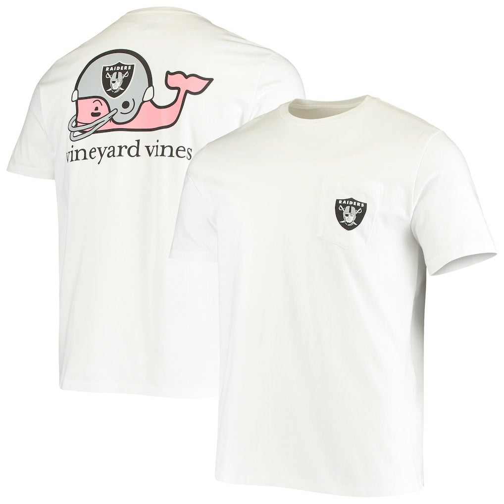 Las Vegas Raiders  Vineyard Vines Big & Tall Helmet T-Shirt