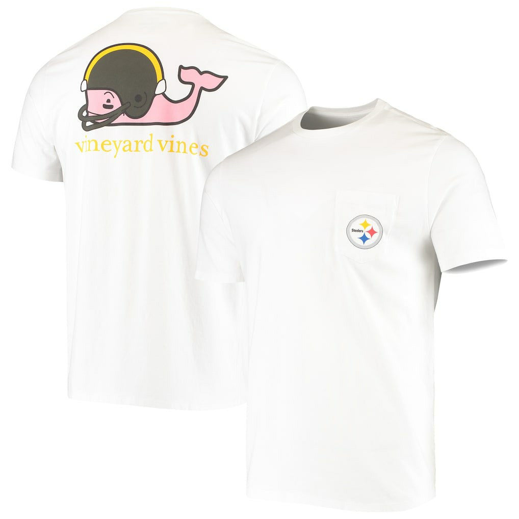 Pittsburgh Steelers  Vineyard Vines Big & Tall Helmet T-Shirt