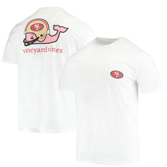 San Francisco 49ers  Vineyard Vines Big & Tall Helmet T-Shirt