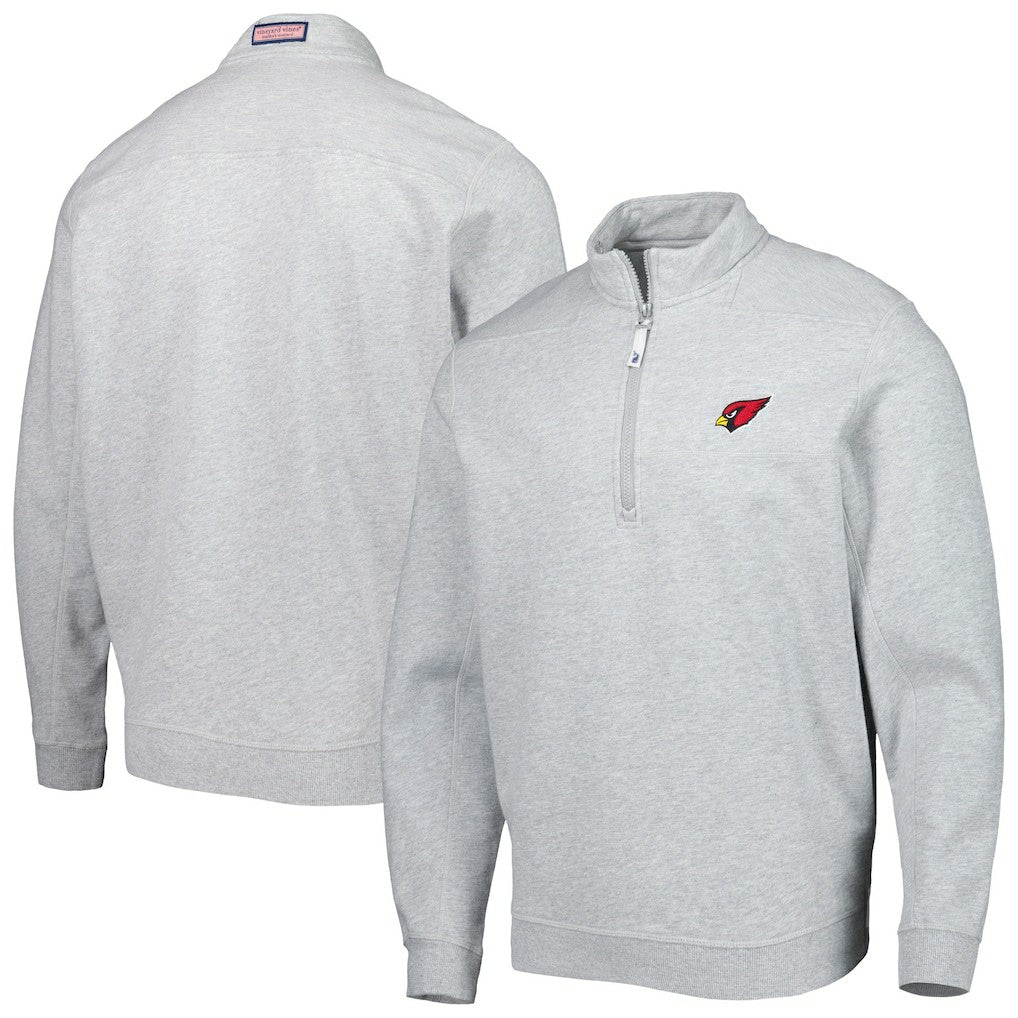 Arizona Cardinals  Vineyard Vines Shep Shirt Quarter-Zip Sweatshirt