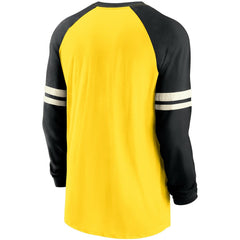 Pittsburgh Steelers Nike Throwback Raglan Long Sleeve T-Shirt
