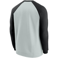 Las Vegas Raiders Nike Historic Raglan Crew Performance Sweater