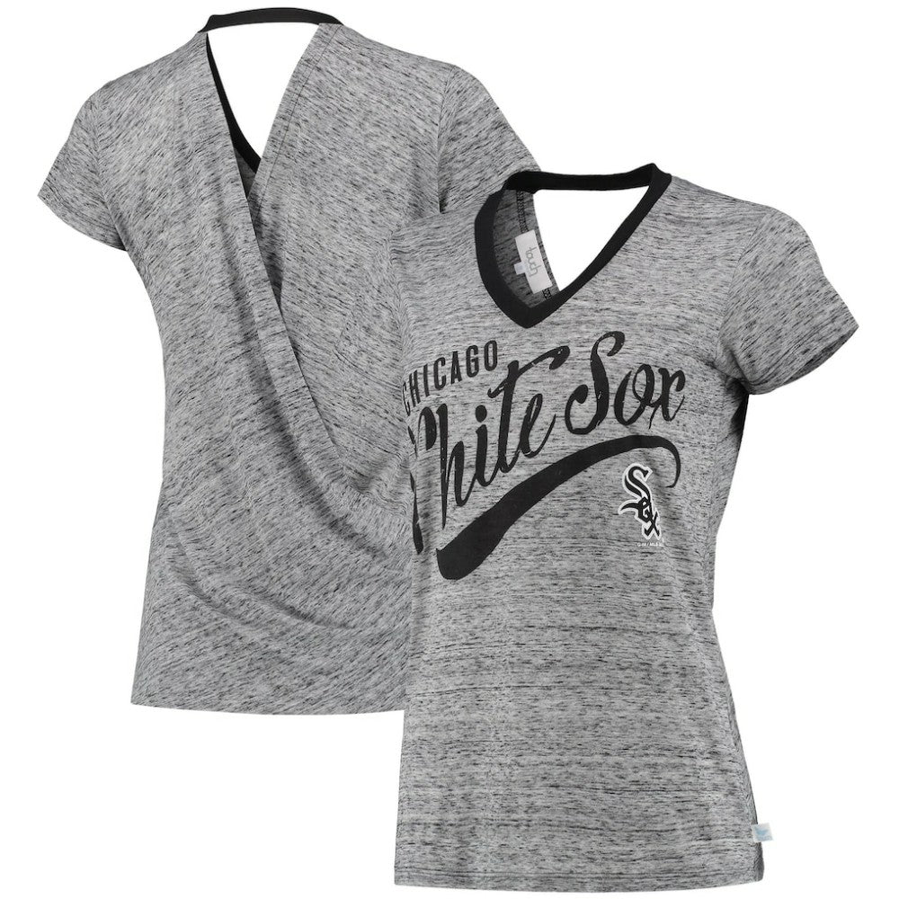 Chicago White Sox Touch Women's Hail Mary V-Neck Back Wrap T-Shirt | MLB On Sale
