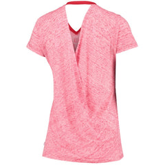 Washington Nationals Touch Women's Hail Mary V-Neck Back Wrap T-Shirt | MLB Outlet
