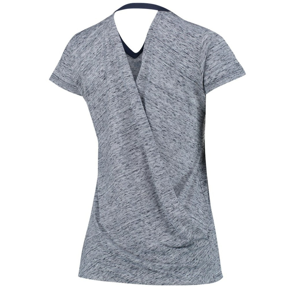 Boston Red Sox Touch Women's Hail Mary V-Neck Back Wrap T-Shirt | MLB Sale