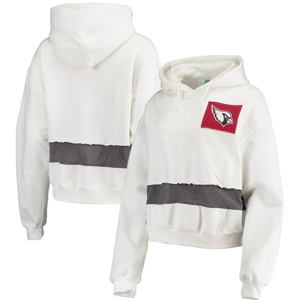 Arizona Cardinals  Refried Apparel Women's Sustainable Crop Dolman Pullover Hoodie