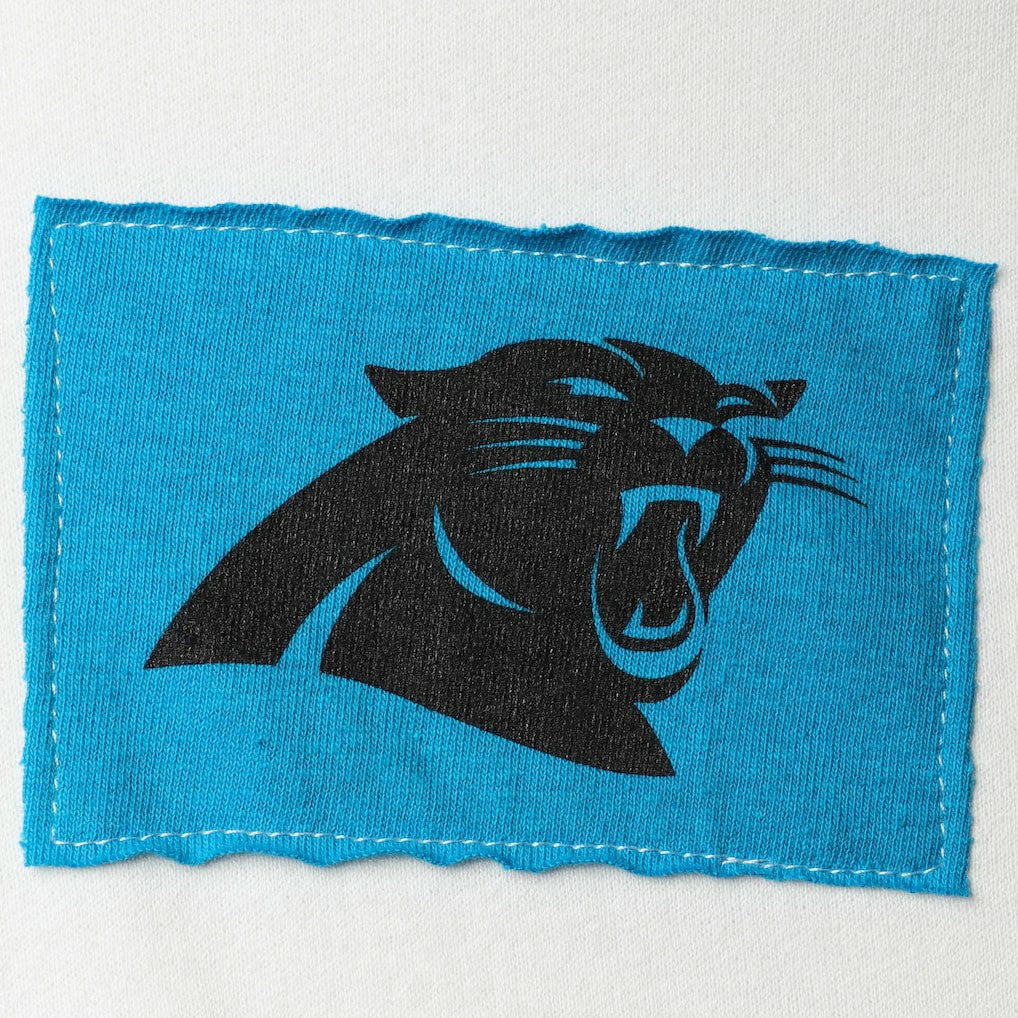 Carolina Panthers  Refried Apparel Women's Sustainable Crop Dolman Pullover Hoodie