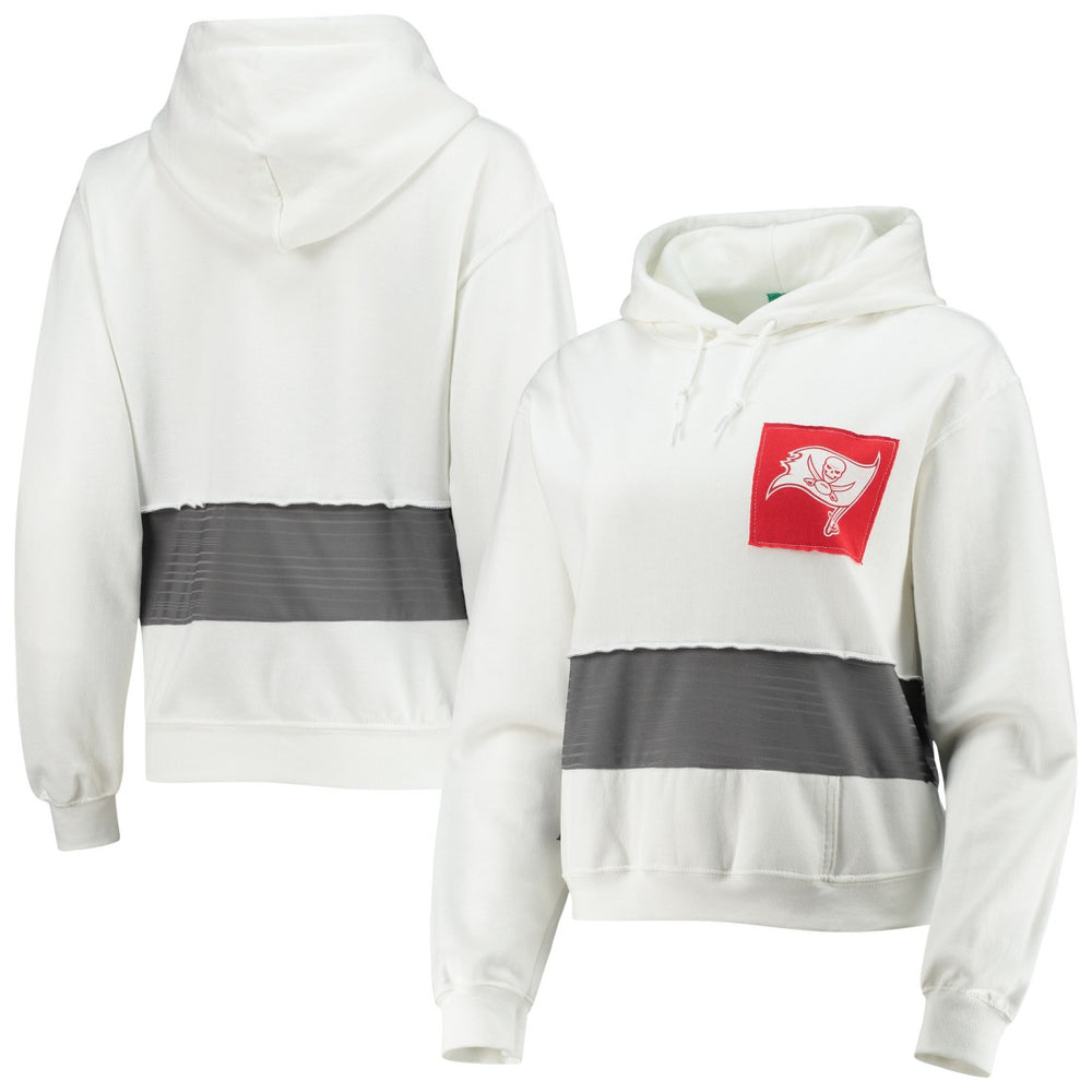 Tampa Bay Buccaneers  Refried Apparel Women's Sustainable Crop Dolman Pullover Hoodie