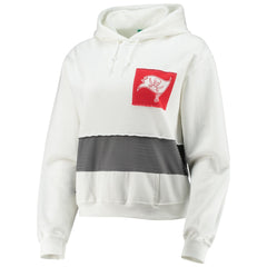 Tampa Bay Buccaneers  Refried Apparel Women's Sustainable Crop Dolman Pullover Hoodie