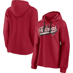 Atlanta Falcons Fanatics Women's First Contact Raglan Pullover Hoodie