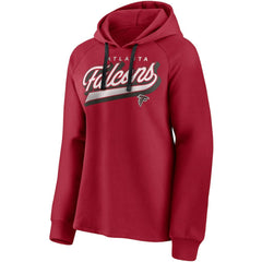 Atlanta Falcons Fanatics Women's First Contact Raglan Pullover Hoodie