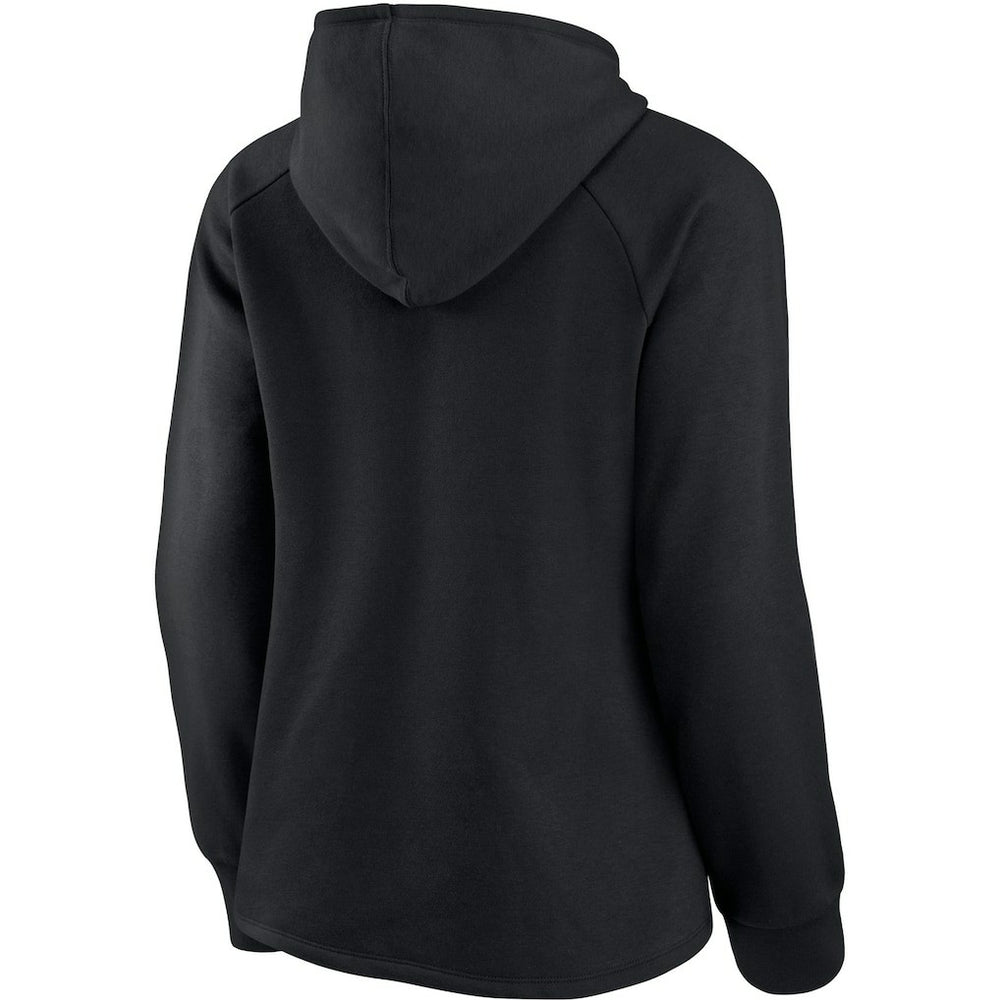 New Orleans Saints Fanatics Women's First Contact Raglan Pullover Hoodie