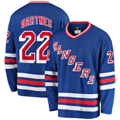 Mike Gartner New York Rangers Fanatics Premier Breakaway Retired Player Jersey Outlet