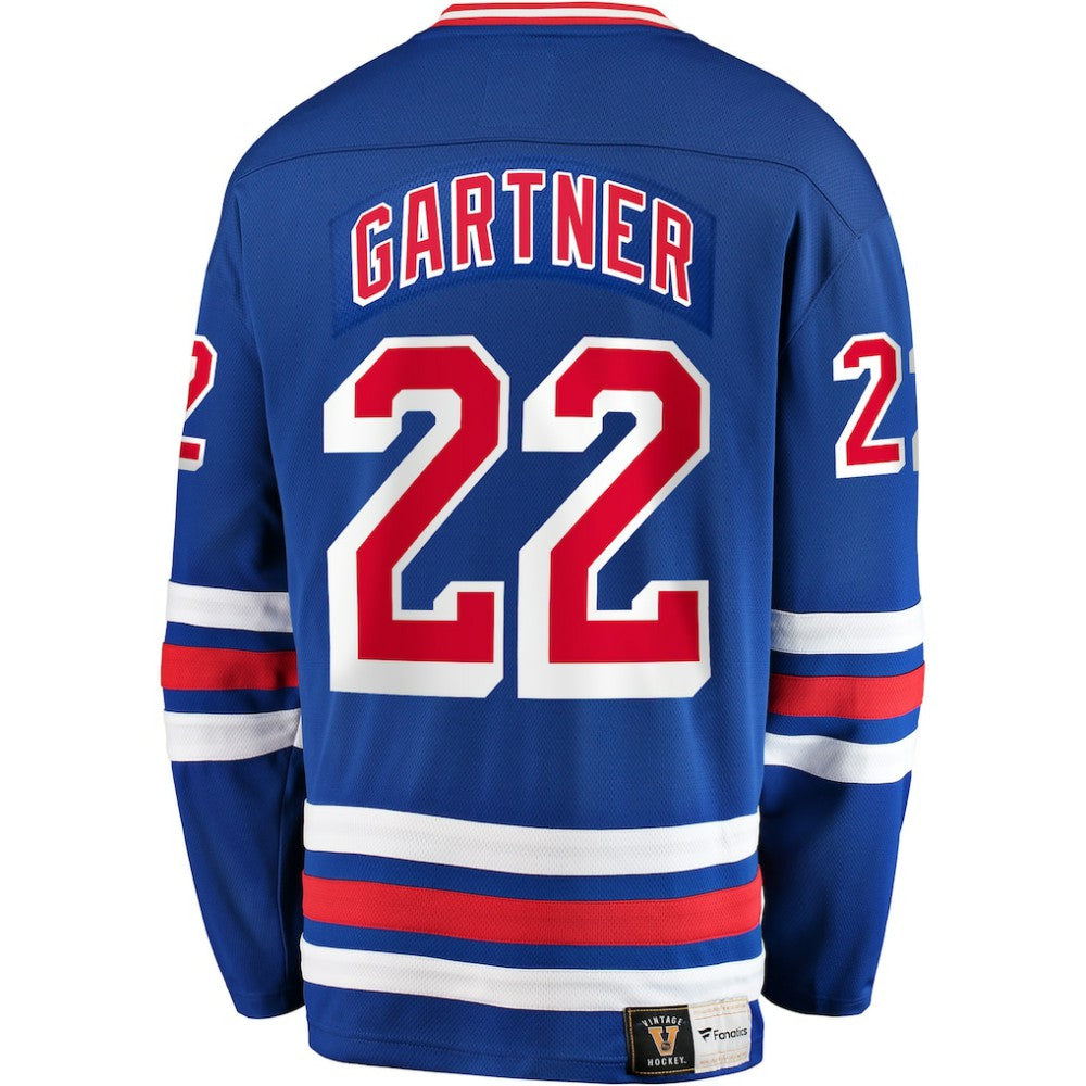 Mike Gartner New York Rangers Fanatics Premier Breakaway Retired Player Jersey Outlet