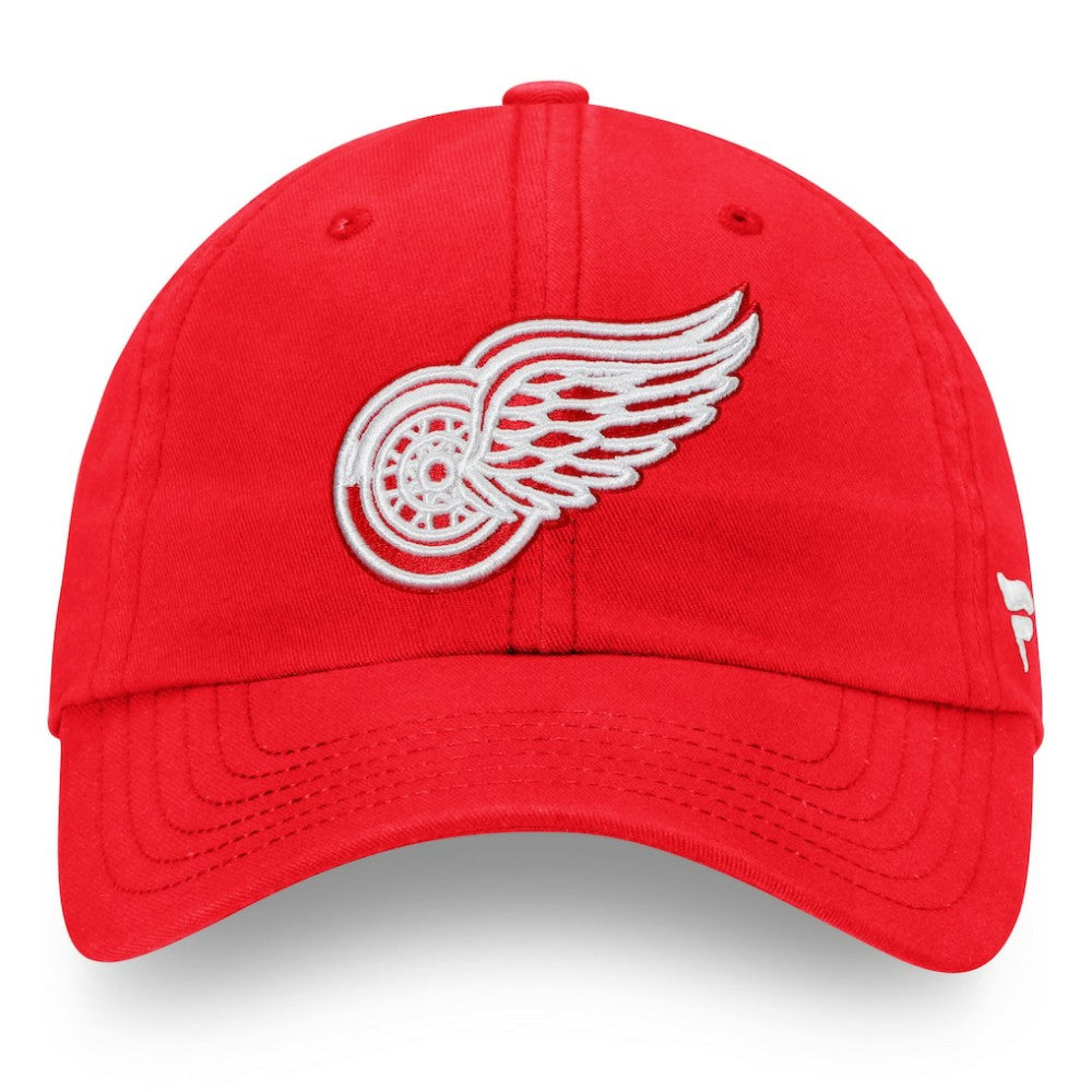 Detroit Red Wings Fanatics Core Primary Logo Adjustable Hat For Sale