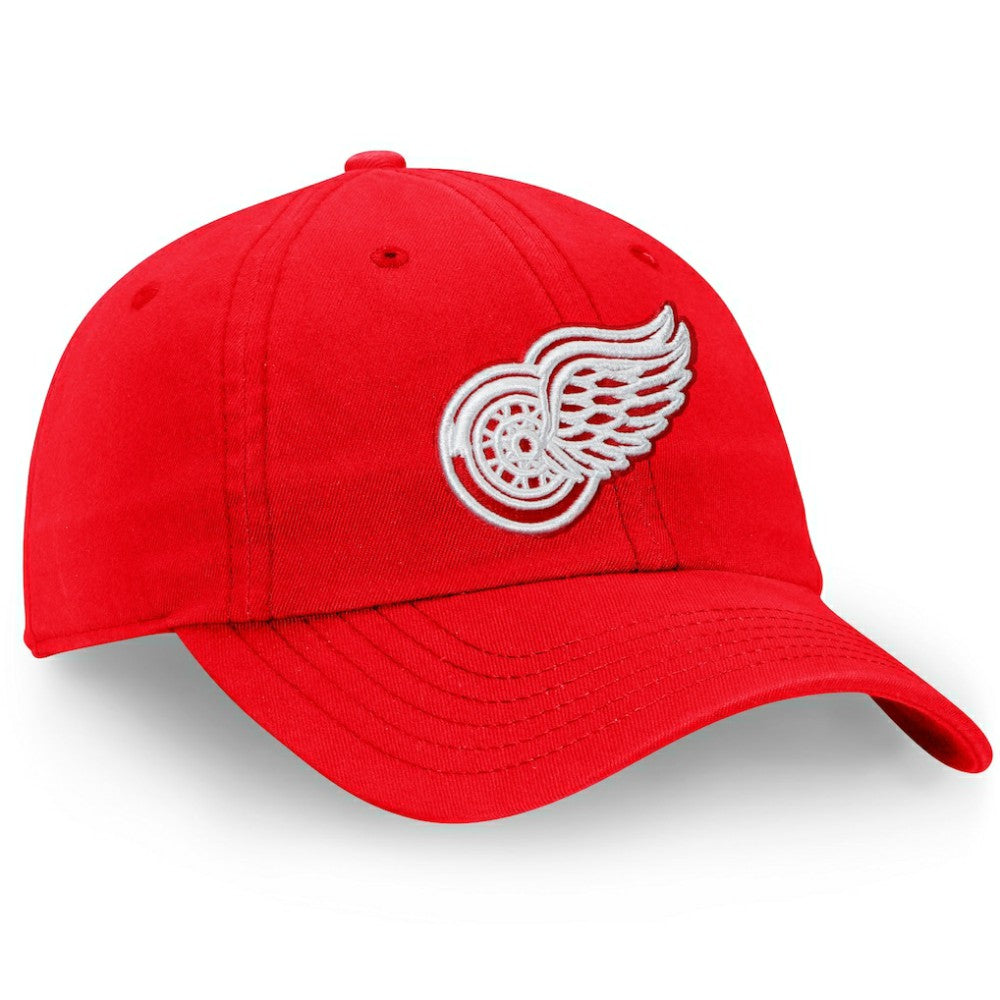 Detroit Red Wings Fanatics Core Primary Logo Adjustable Hat For Sale